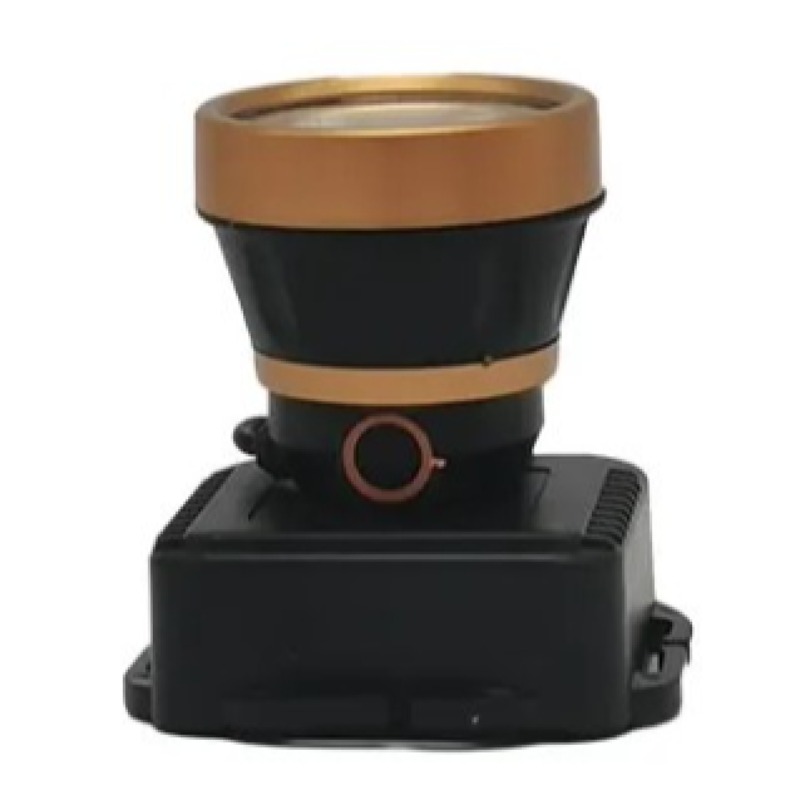 Lampe frontale sèche à piles AA en plastique