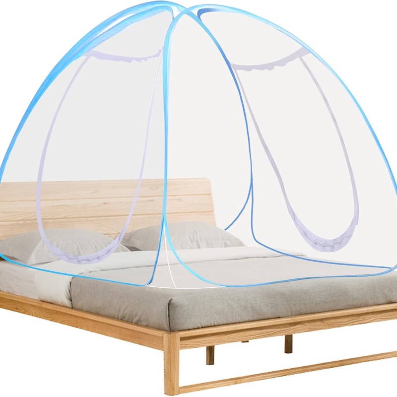 Moustiquaire de Lit Pliable 1,5 m (2 places)