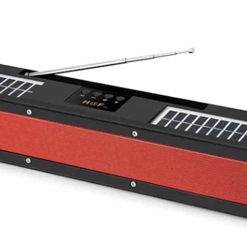 HF-F61S Haut-parleur basse stéréo haut-parleurs de graves sans fil avec radio FM TF/USB