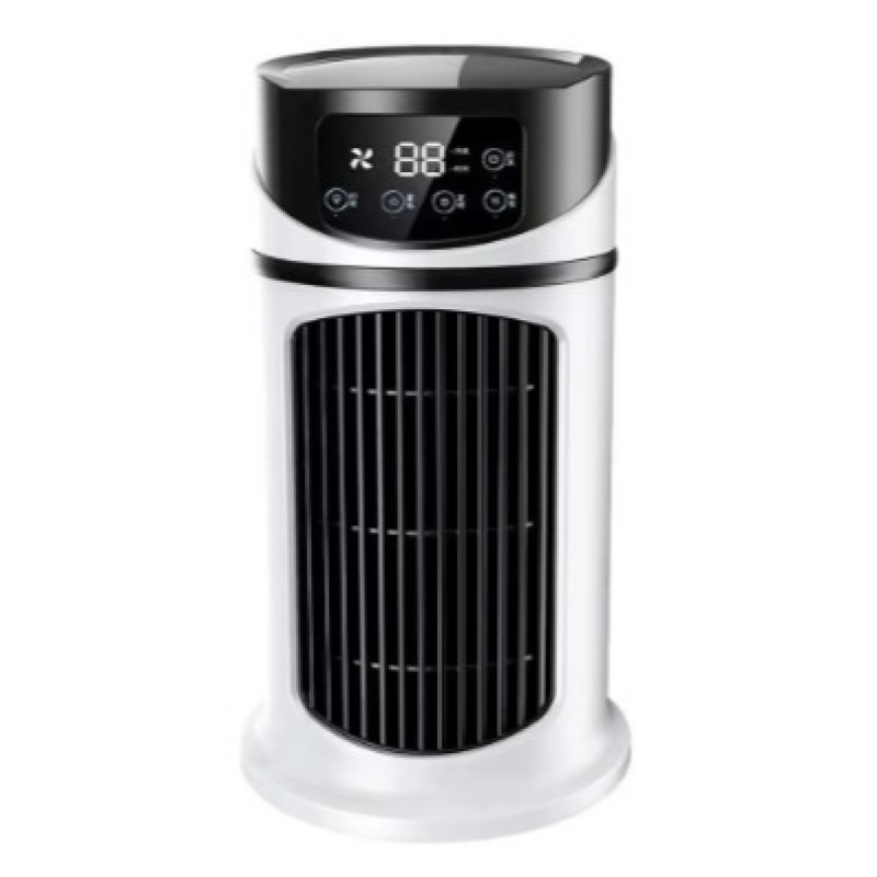 Mini ventilateur de refroidissement portable USB, refroidisseur d'air par évaporation personnelle, humidificateur pour la maison, le bureau, la chambre, 6 vitesses, minuterie 2-8H