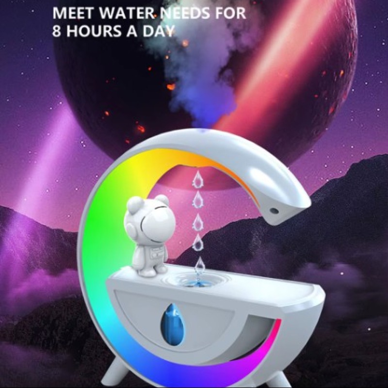 Humidificateur anti-gravité à reflux de gouttelettes d'eau pour la maison, petite veilleuse domestique, machine d'aromathérapie à brouillard silencieux, chambre et bureau