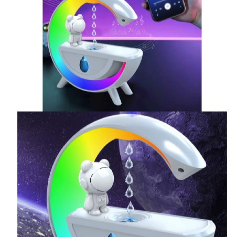 Humidificateur anti-gravité à reflux de gouttelettes d'eau pour la maison, petite veilleuse domestique, machine d'aromathérapie à brouillard silencieux, chambre et bureau