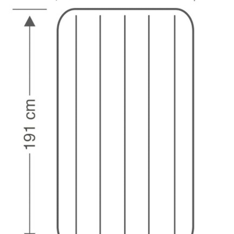 191x91x25cm Matelas Gonflable 1 place ) Moyen sans pompe