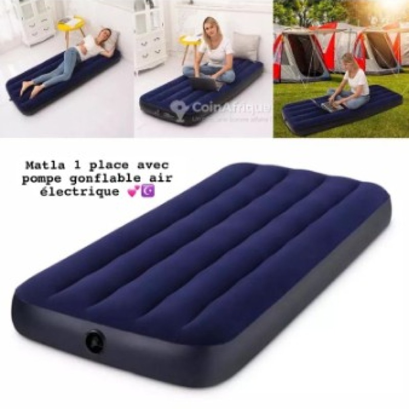 76x191x25 cm Matelas Gonflable Classic Downy sans pompe  (1 place)