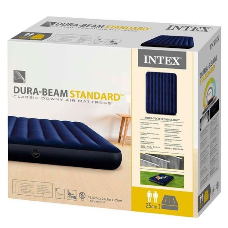 137x203x25CM Matelas Solide Gonflable sans pompe (2 Places)  137x203x25CM 