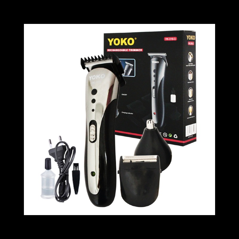 Tondeuse Cheveux-Nez-Oreille 3en1 Sans Fil 