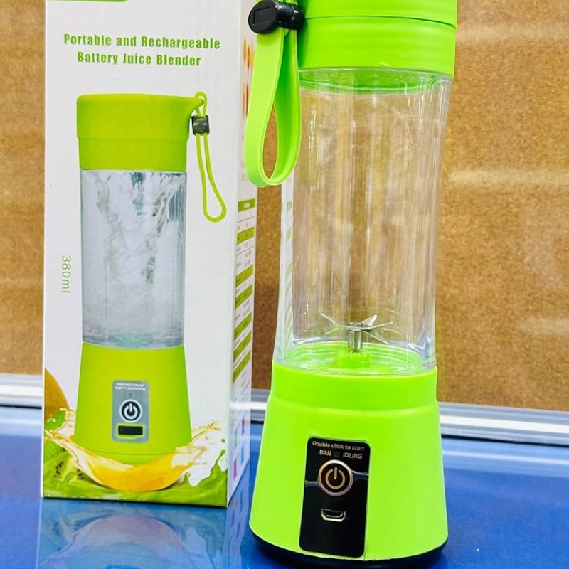Mini mixeur 380 ml  Mélangeur De Fruits Pour La Maison Vert Bureau Gym