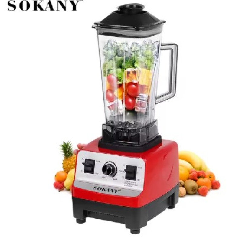 SOKANY-Mélangeur automatique de qualité commerciale, robot de cuisine, fruits, glace, smoknowden ies, sans BPA, pot de 2L, 4500W, rapDuty, centre commercial, Ju479