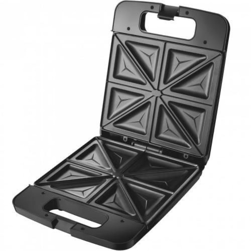 Mini gaufrier pour petit-déjeuner, grille-pain 3 en 1, antiadhésif, double face, machine à sandwich avec poignée froide au toucher 1400W