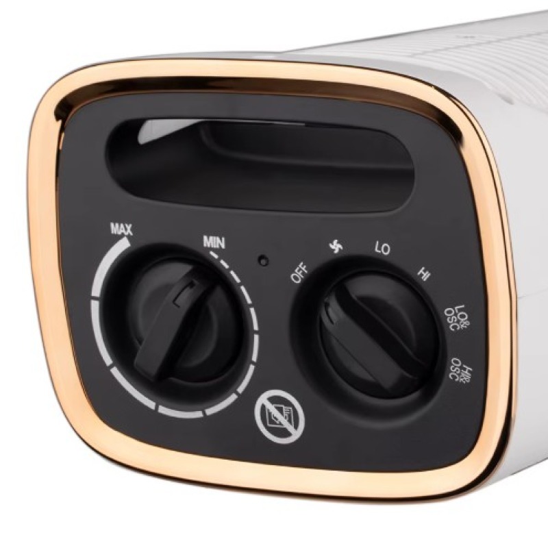Ventilateur de chauffage Bureau, Portable 	Thermostat réglable