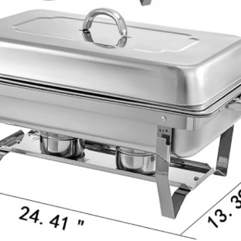Buffet pliant en acier inoxydable 9L