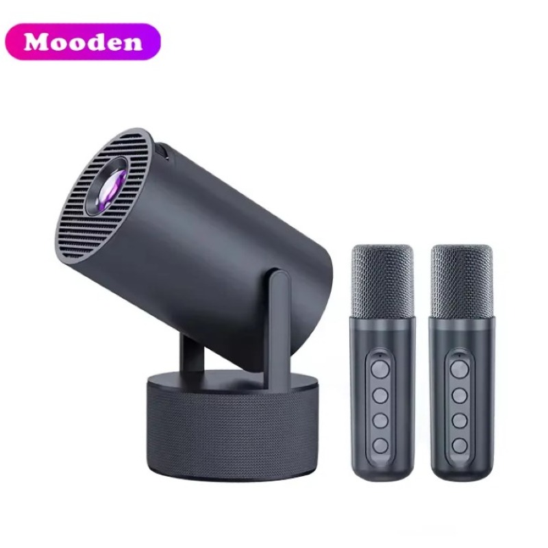  Projecteur Avec Microphone 4K Android 11 Wifi BT5.0 Home Cinéma Extérieur Portable Home Cinéma Vidéoprojecteurs