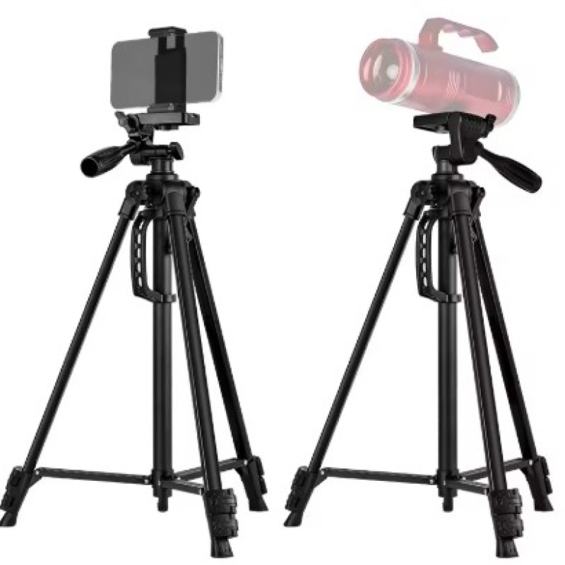 Trépied professionnel pour téléphone portable F3366T trépied pour téléphone portable trépied pour appareil photo avec veilleuse de pêche