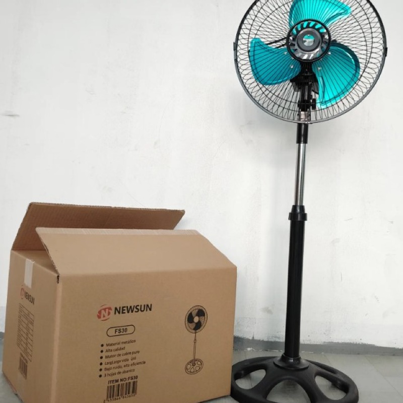 Ventilateur électrique sur pied en plastique pour maison, 10 pouces