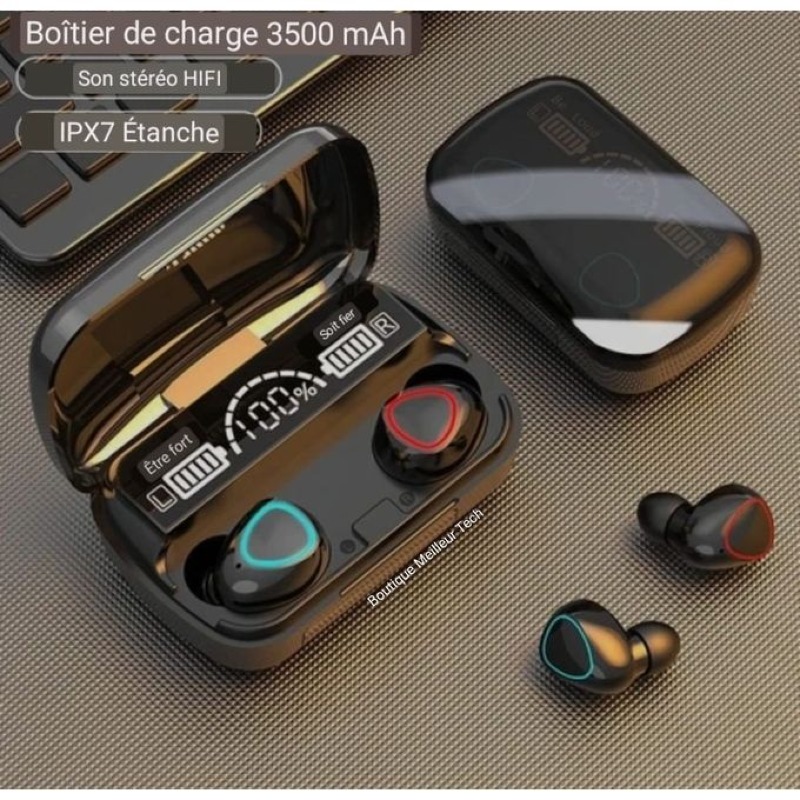 Ecouteur Bluetooth M10 Audio HIFI Stéréo