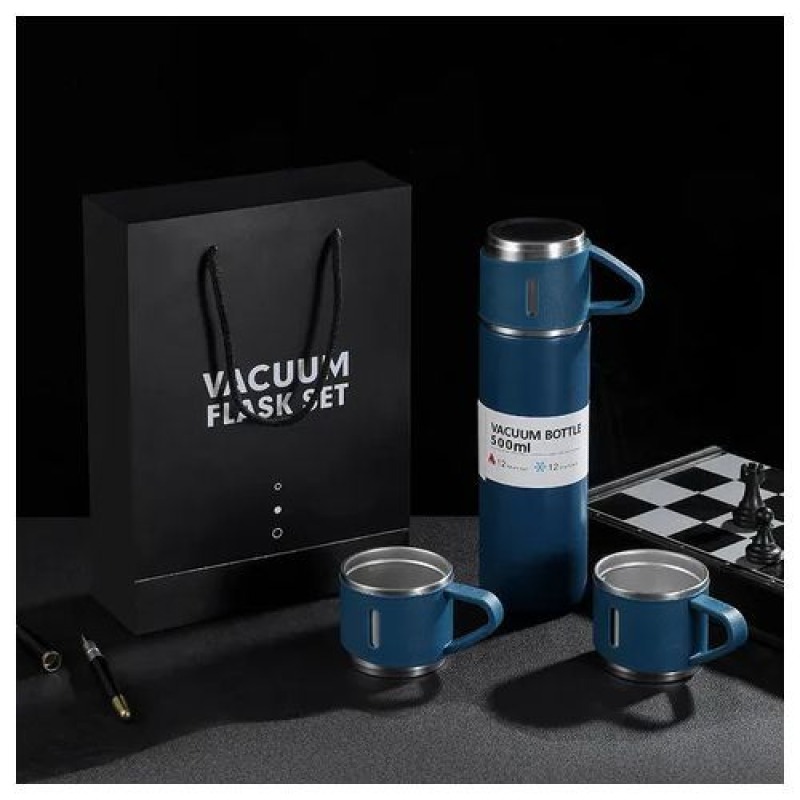 Thermos Thermique Avec 3 Tasses 500ML