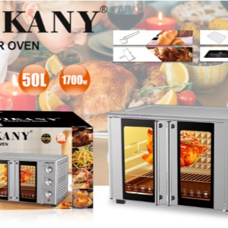 Sokany Four électrique deux-en-un Four à rôtir électrique de 50 litres Petit 