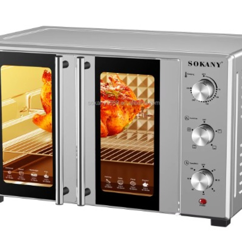 Sokany Four électrique deux-en-un Four à rôtir électrique de 50 litres Petit 