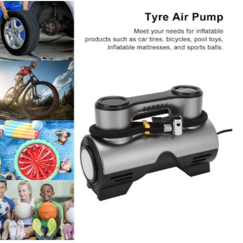 Compresseur d'air Portatif de Gonfleur de Pneu de Lampe-Torche Lumineuse 150PSI 35L/Min 12V pour des Voitures