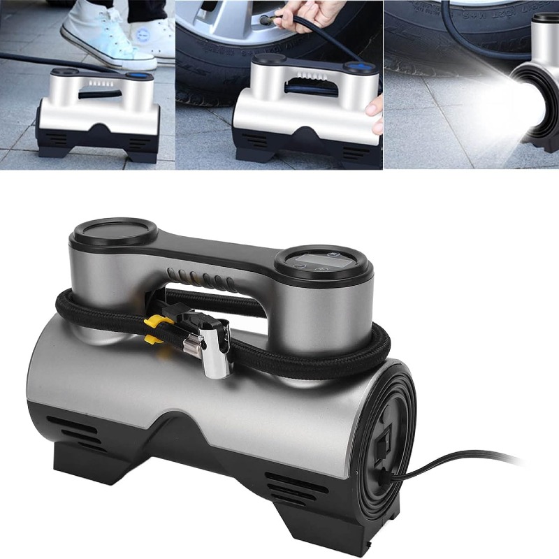 Compresseur d'air Portatif de Gonfleur de Pneu de Lampe-Torche Lumineuse 150PSI 35L/Min 12V pour des Voitures
