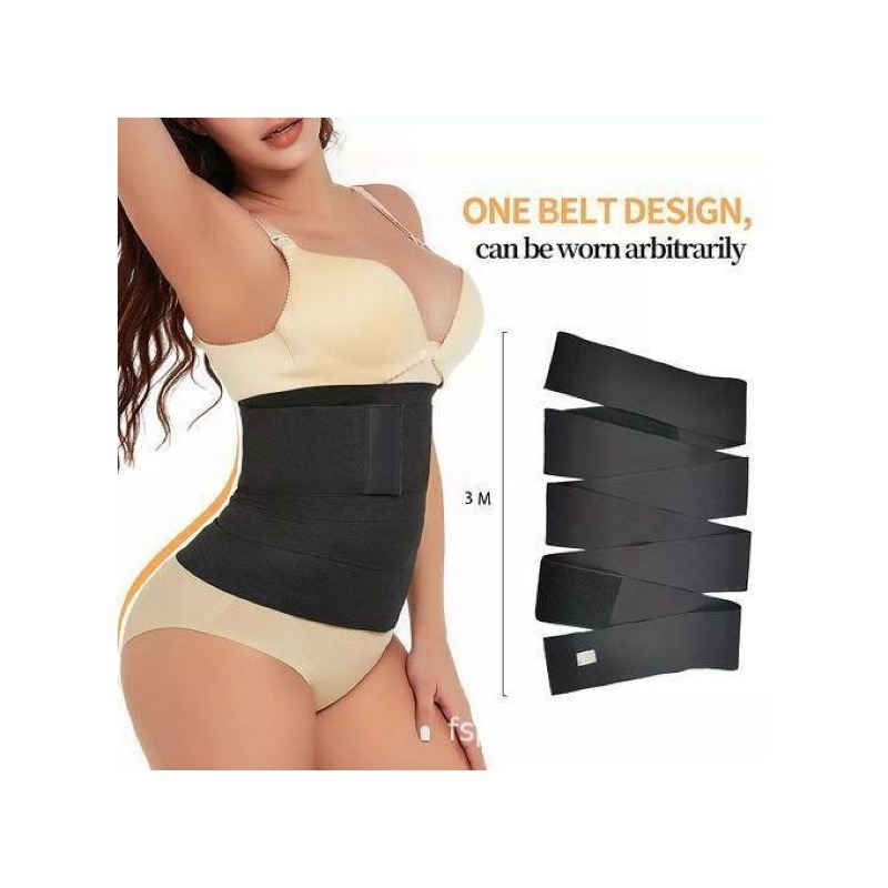 Ceinture Corset Amincissante Réglable  3 mètre – Gaine de Taille Sculptant et Ajustable