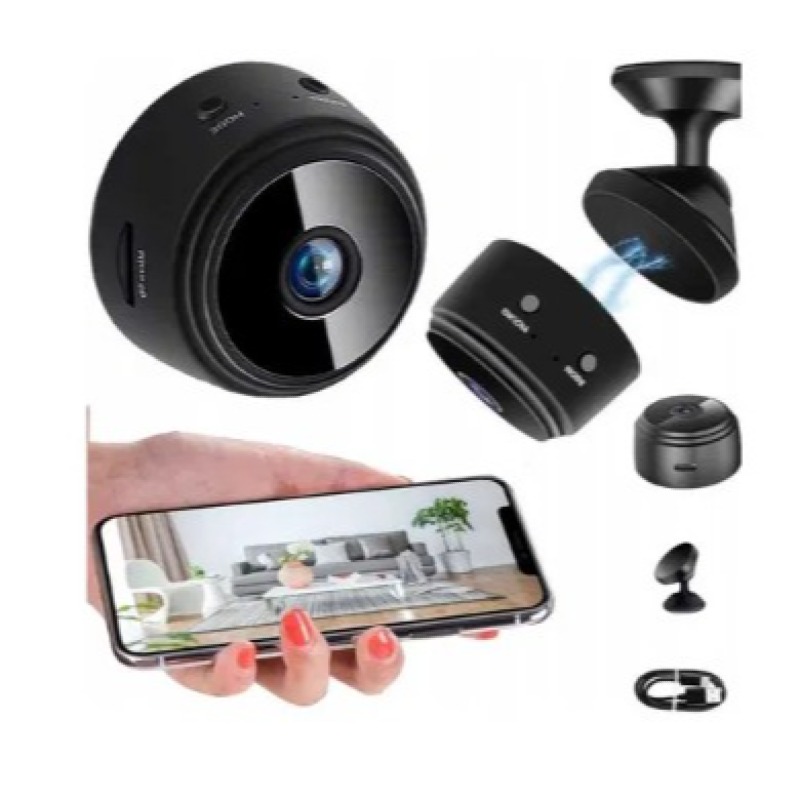 Mini Caméra Espion Sans Fil IP Wifi HD Android/ios 1080 A9