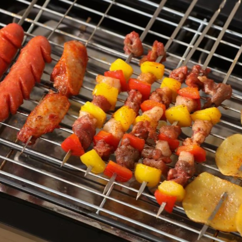 Barbecue électrique sans fumée, grand barbecue intérieur coréen facile à nettoyer, qualité machine max