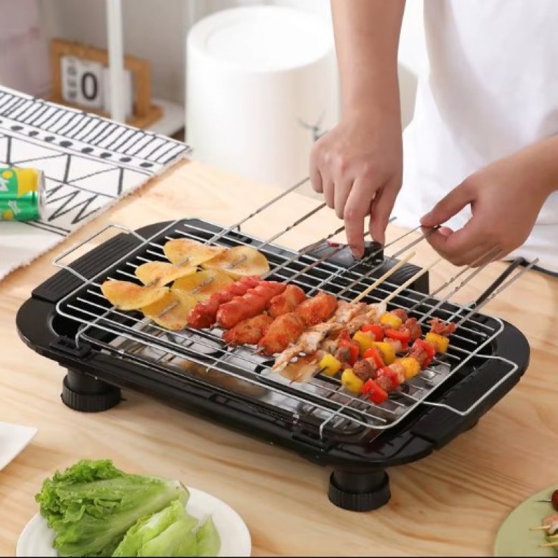 Barbecue électrique sans fumée, grand barbecue intérieur coréen facile à nettoyer, qualité machine max