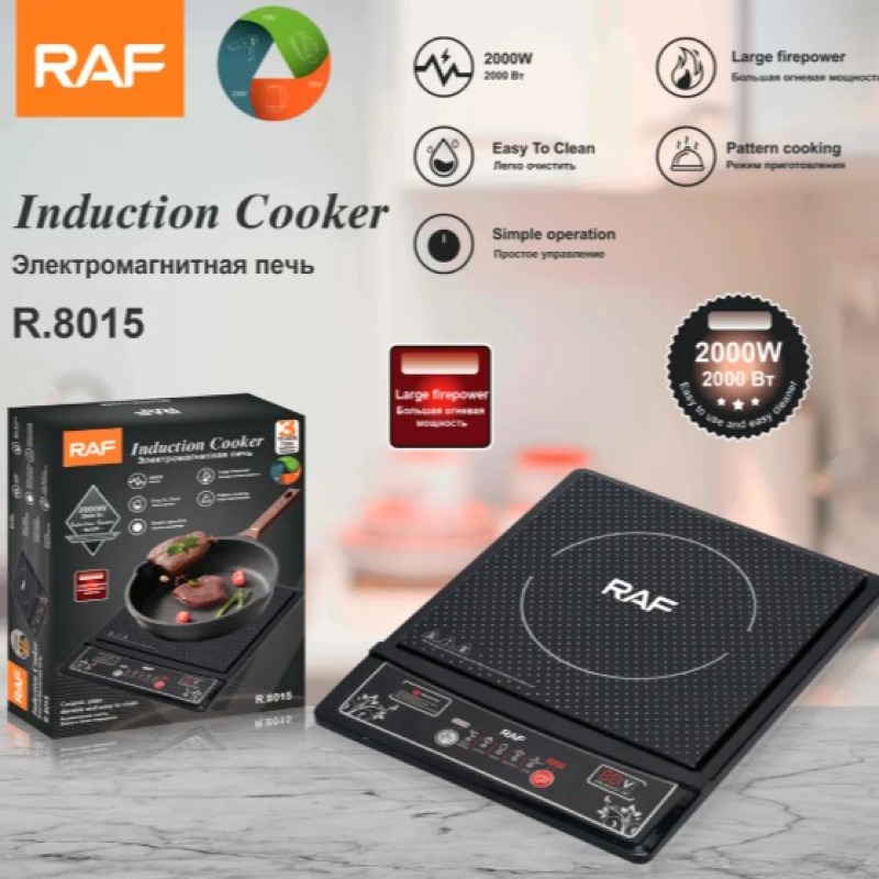 Cuisinière électrique à commande tactile de 2000W,