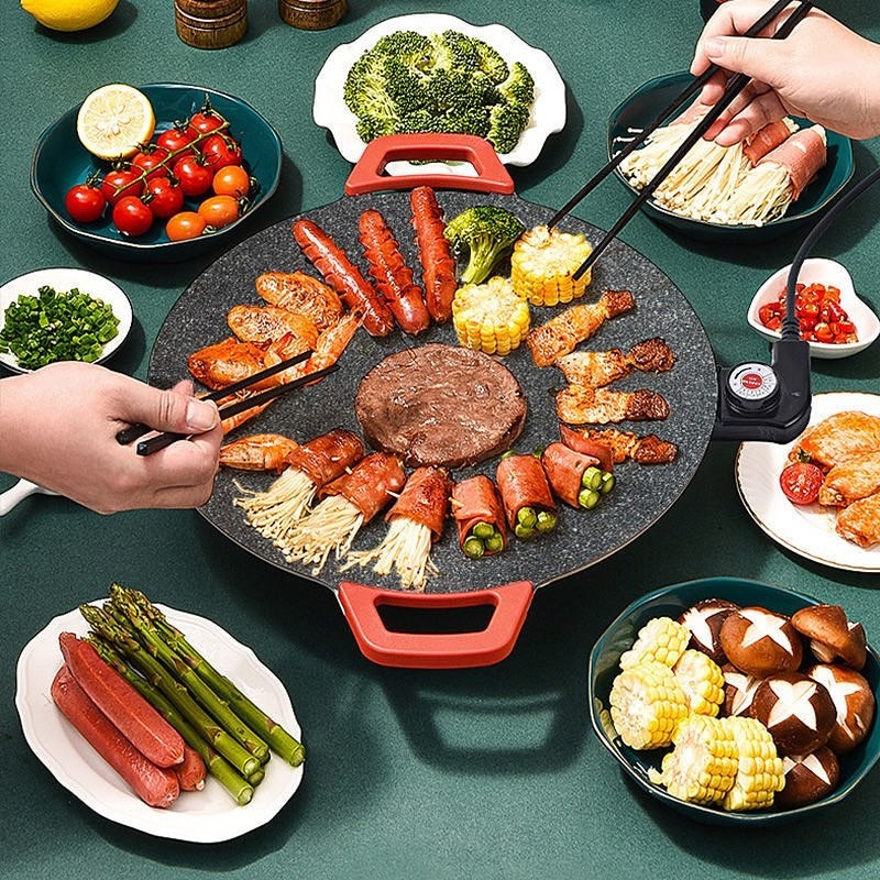 Poêle électrique multifonctionnelle, adaptée à toutes les cuisines 