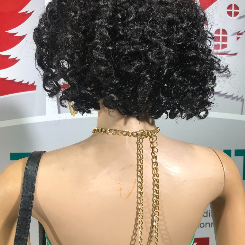 Complet Elengui ya Mwasi: Mini Sac, Robe et Perruque 