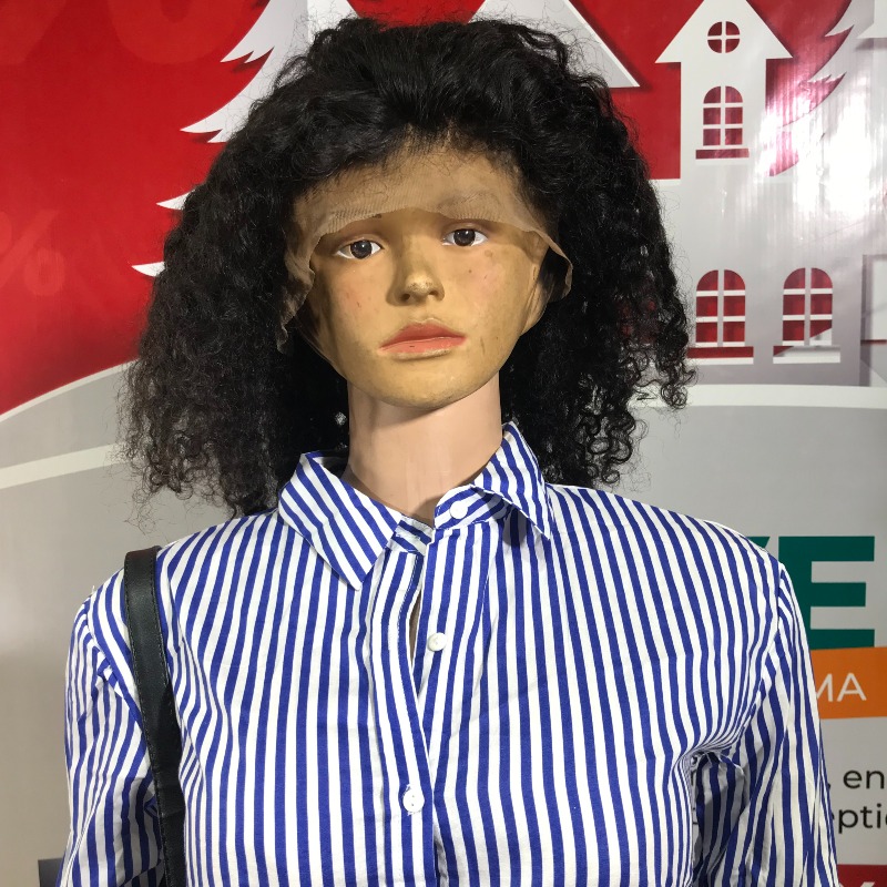 Démi-Complet Elengui ya Mwasi: Perruque, Sac et chemise longue pour femme