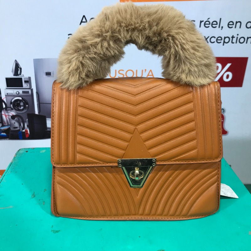 Sac main KIPIALA, manche en fourrure, avec portefeuille et double fil, très tendance