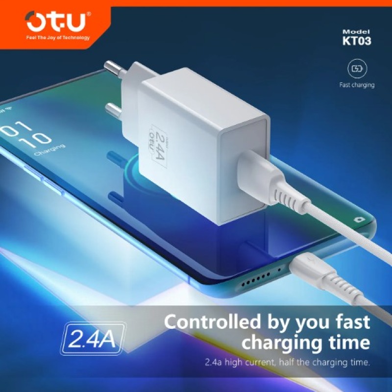 Chargeur Type-C double port USB, charge rapide, OTU