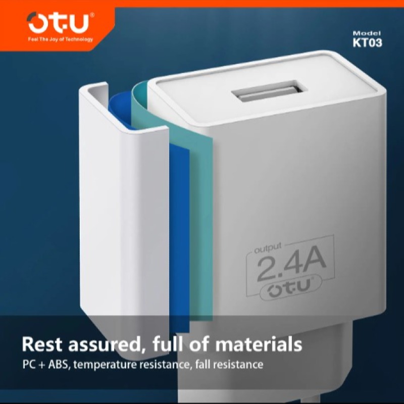 Chargeur Type-C double port USB, charge rapide, OTU