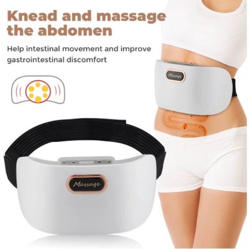 Masseur lombaire chauffant | Équipement de massage du dos,Masseur menstruel avec fonction utérus chaud, ceinture de massage automatique pour les voyages