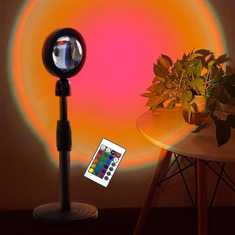 Sunset Projection Lampe Romantique Arc-en-ciel
