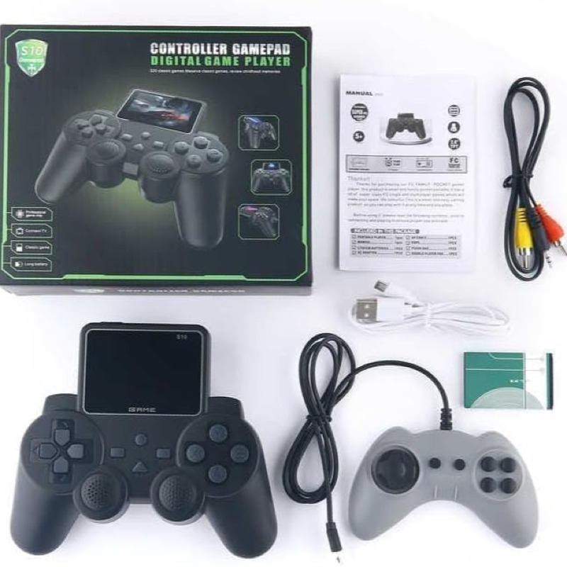 Console de jeu portable S10 pour enfants, 520 jeux rétro, dont le jeu Mario classique