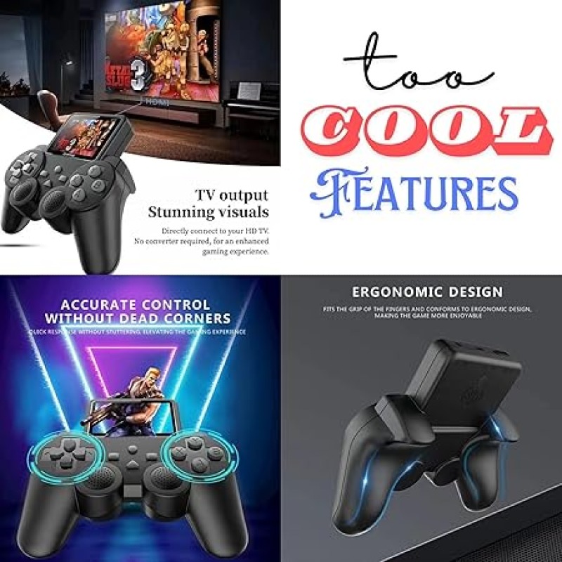 Console de jeu portable S10 pour enfants, 520 jeux rétro, dont le jeu Mario classique