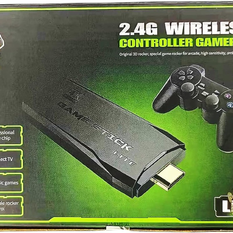 Redécouvrez les jeux classiques avec 9 émulateurs intégrés, plus de 20 000 jeux, sortie HDMI 4K et manette sans fil 2,4 GHz