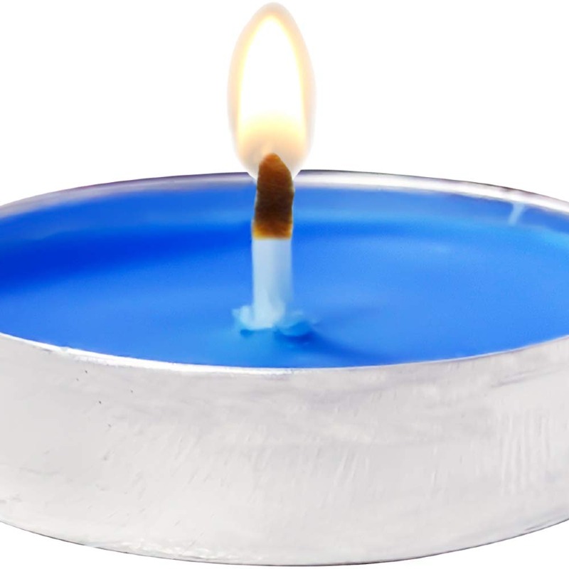 paquet de 50 bougies parfumées, petites bougies, sans fumée, sans gouttes et longue durée, mini bougies chauffe-plat pour l'ambiance, les dîners, les fêtes,...