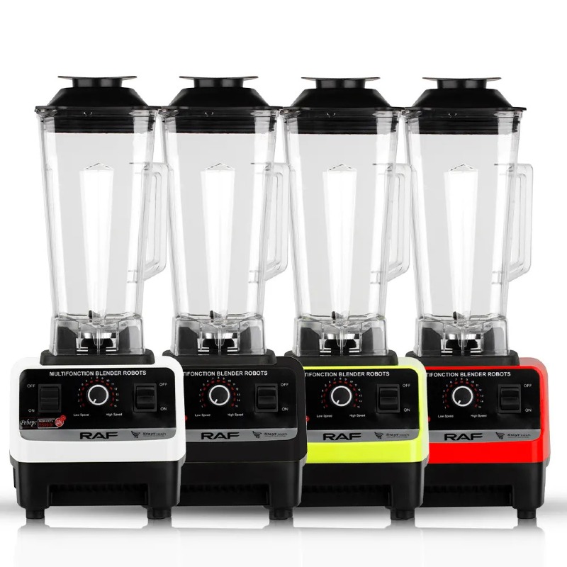 Mixeur Haute vitesse doté de 6 lames en acier inoxydable, puissance 2000W et une capacité de 2L Pour faire vos Jus, Smoothie, couper vos fruits, légumes etc