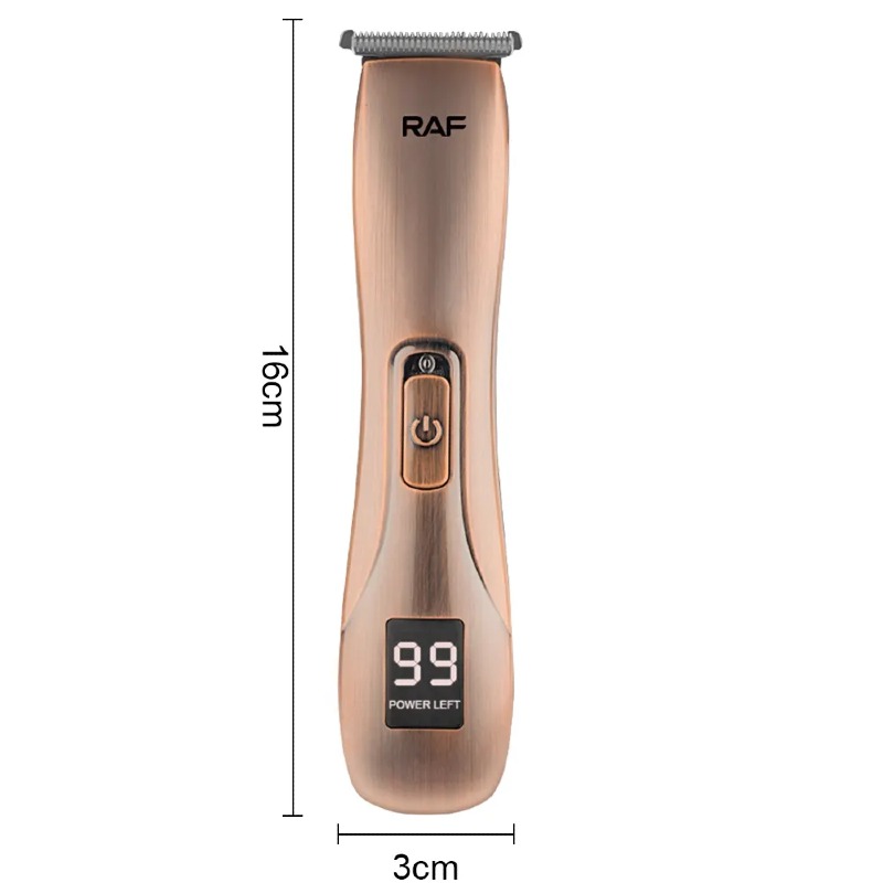 Tondeuse à cheveux rechargeable avec écran d'affichage LCD 