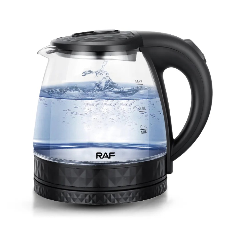 Chauffe-eau Bouilloires Electrique en Verre 1.2L 