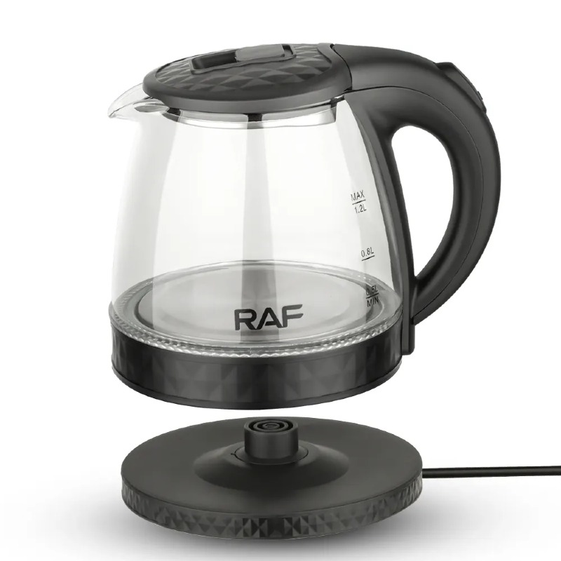 Chauffe-eau Bouilloires Electrique en Verre 1.2L 