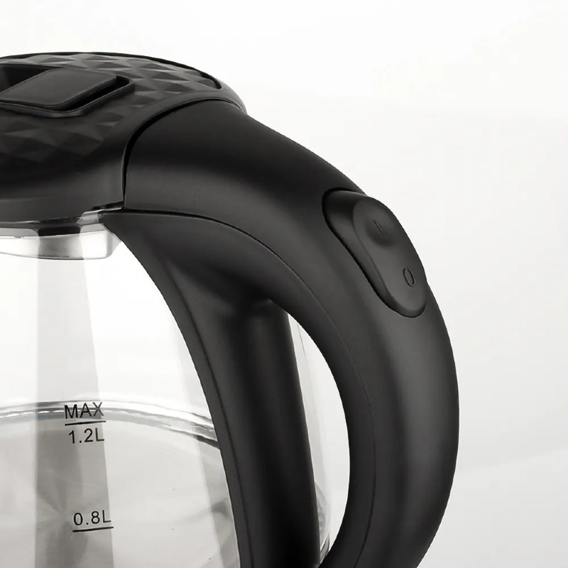 Chauffe-eau Bouilloires Electrique en Verre 1.2L 