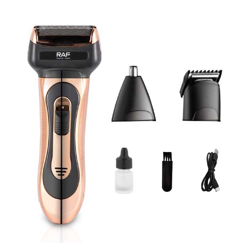 Tondeuse Électrique 3-en-1 Rechargeable – Rasage Intelligent et Précis, Pour un Style Parfait au Quotidien