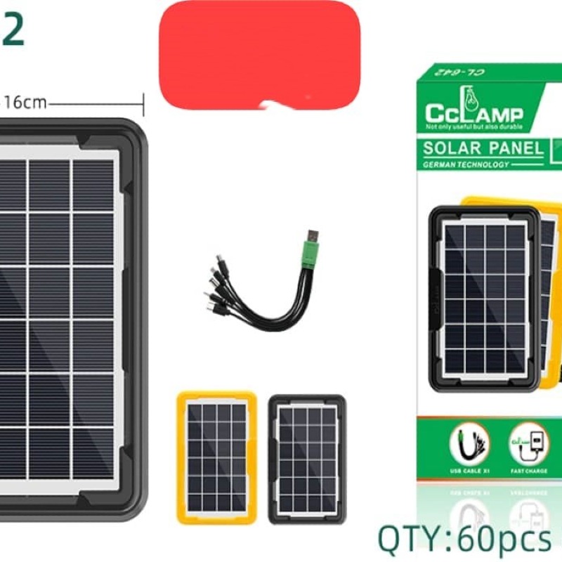 Mini Panneau Solaire Portable CL-642 – 4W Haute Efficacité