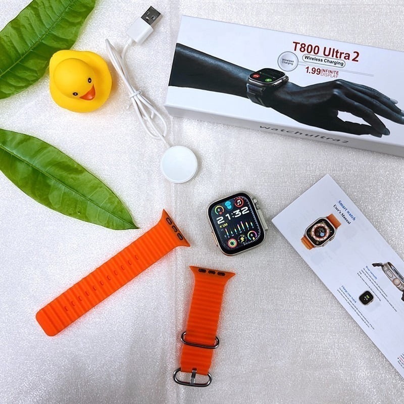 Smartwatch T800 Ultra 2 – Écran IPS 1,99 pouces – montre intelligente élégante et performante, conçue pour vous accompagner dans votre vie quotidienne et vos activités sportives.