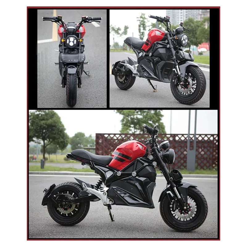 Moto électrique Little Monster 2000 W, vélo électrique 12 pouces, pneu à vide, pour adulte